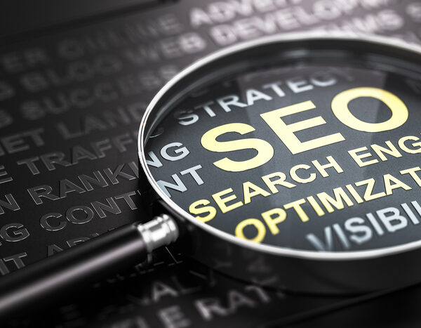Vergrootglas op SEO